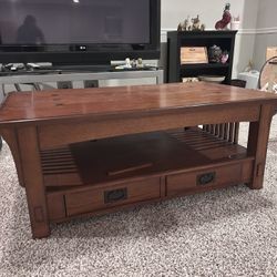 Coffee Table And 1 End Table 