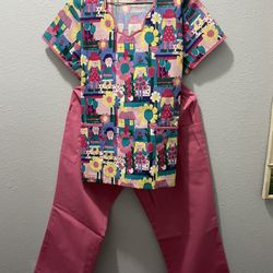 Scrub Set Xs New