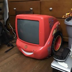 Lightning McQueen Crt Tv