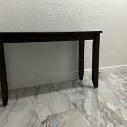 Wood Console Table 