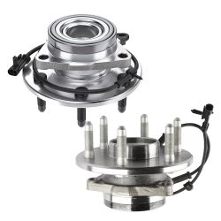 515036 Front Wheel Hub Bearing Assembly w/ABS Compatible for 1 Chevrolet Silverado 1500 4WD & GMC Sierra 1500 4WD Compatible with 00-06 GMC Yu