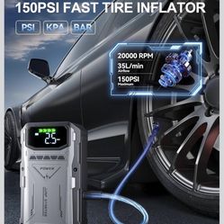 Jump Starter With Air Compressor 