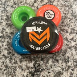 New Mini Logo A-cut 52mm Skateboard Wheels
