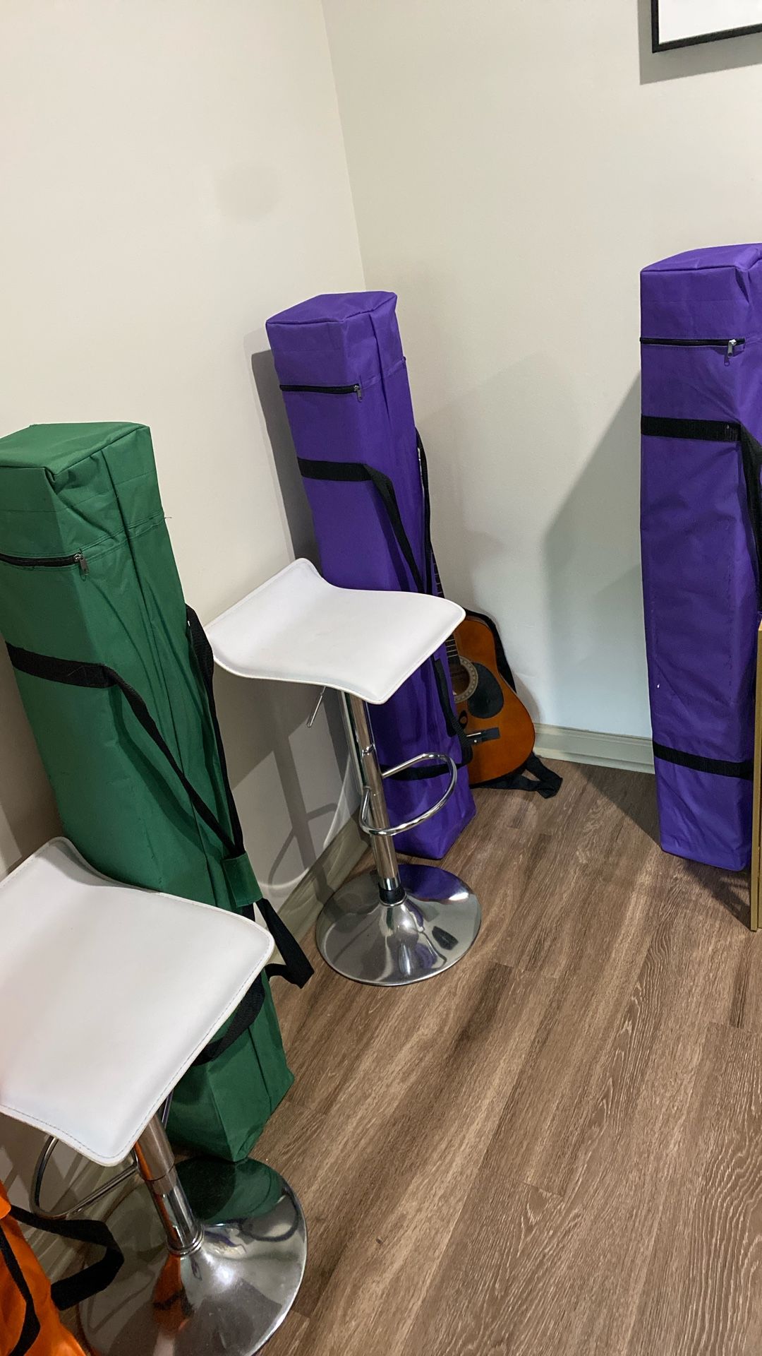 Green Purple, Three-Piece Tent Set 300 or 100 each tent 10 x 10 quick easy pop-up set up new
