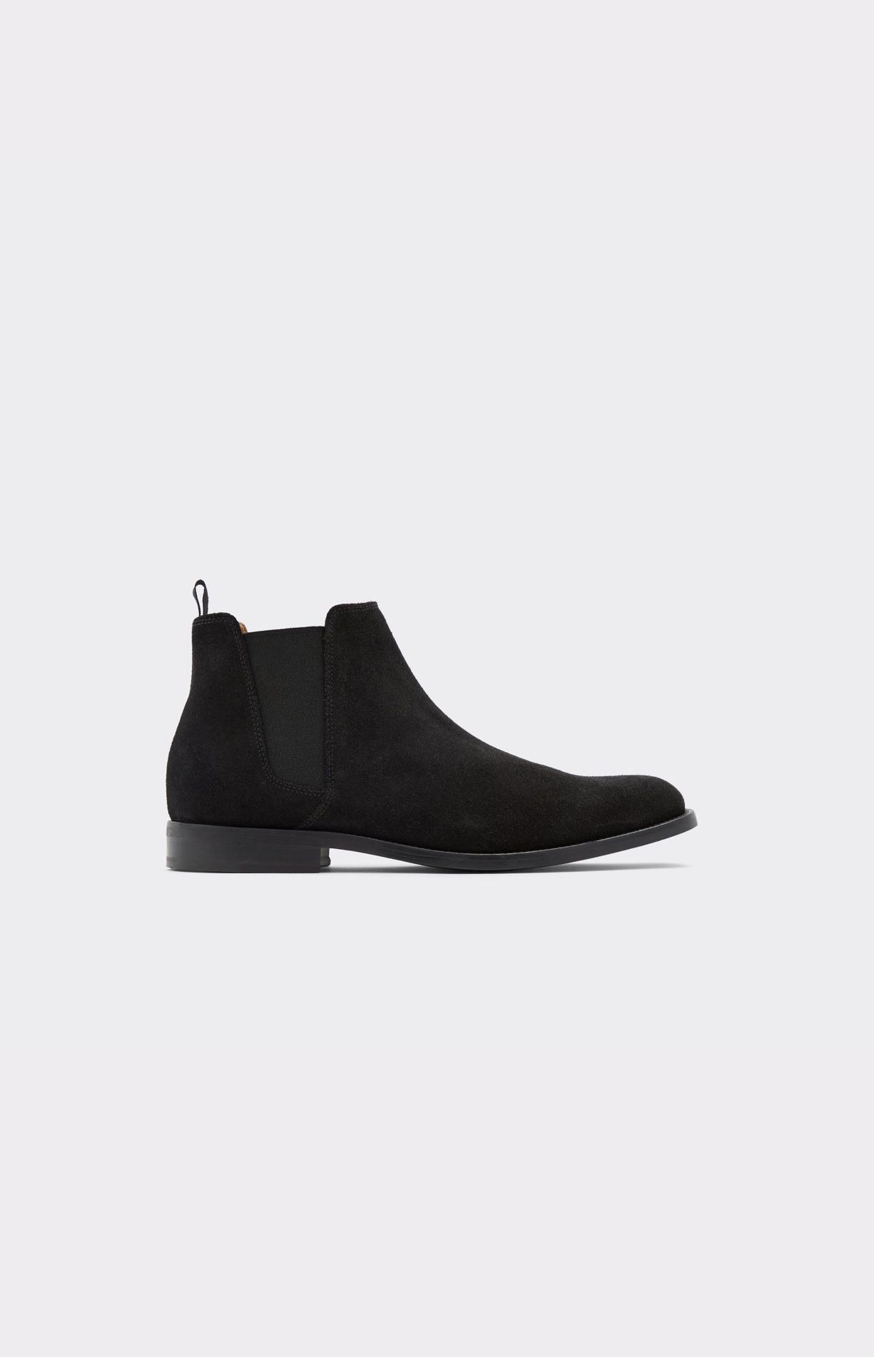 ALDO Men's Vianello Suede Chelsea Boots Black Size 12 (only worn once)