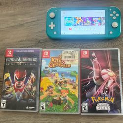 Nintendo Switch Lite And Games