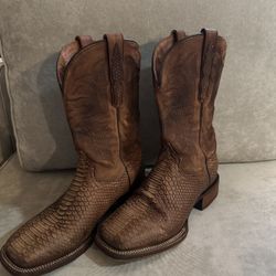 Dan Post KA Faux Python Print Leather Size 9 D