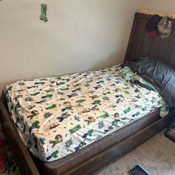 Twin Size Bed Frame X2 & Box Springs X2