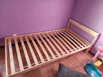 Pine Twin Bed Frame with slats