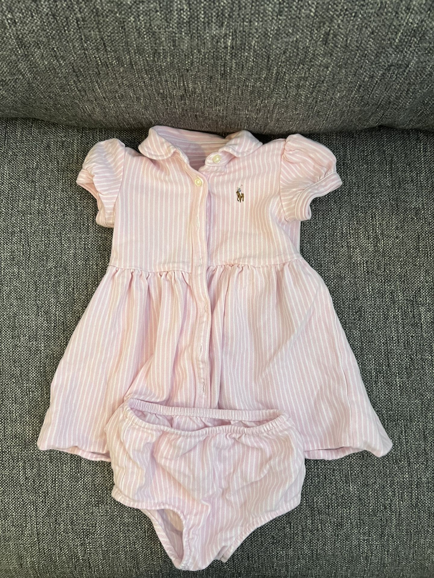 Ralph Lauren Pink Dress 24 Months