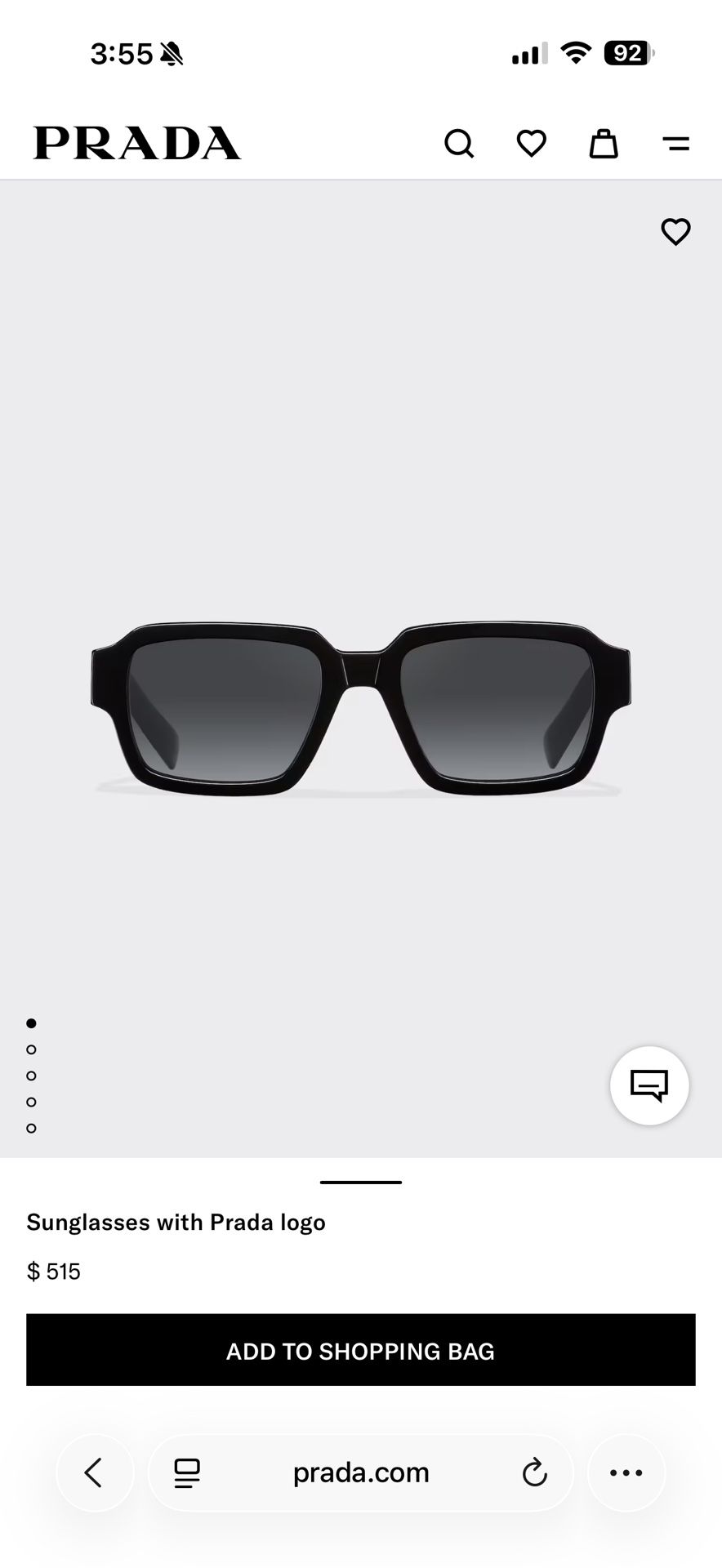 Prada Sunglasses Gently Used display picture 3