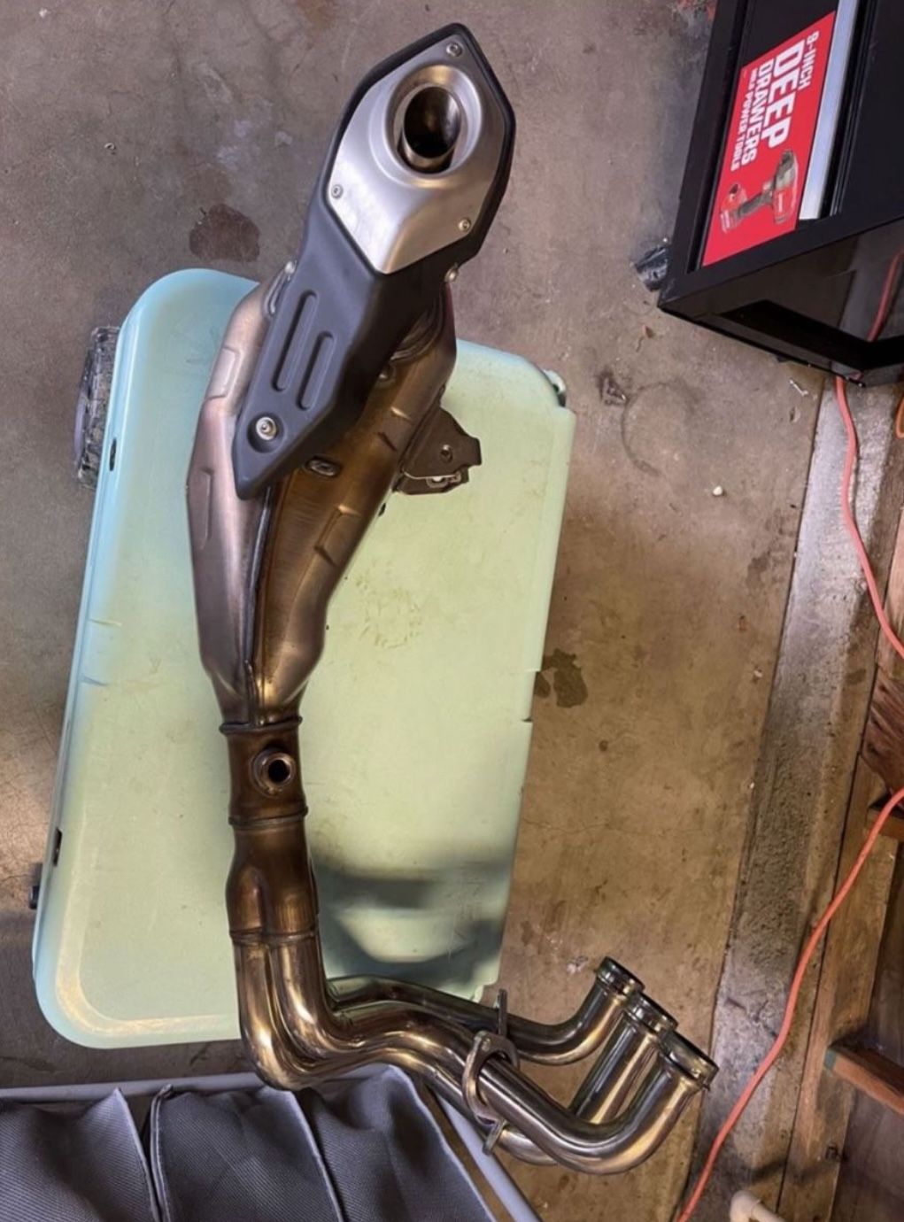 MT 09 ORIGINAL EXHAUST