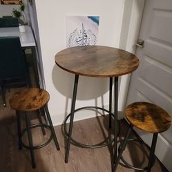 Table With Bar Stools