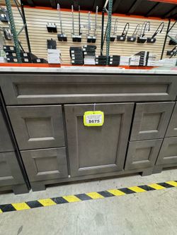 Vanity 42” stained gray