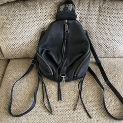 Rebecca Minkoff Julian Black Leather mini backpack - Like New