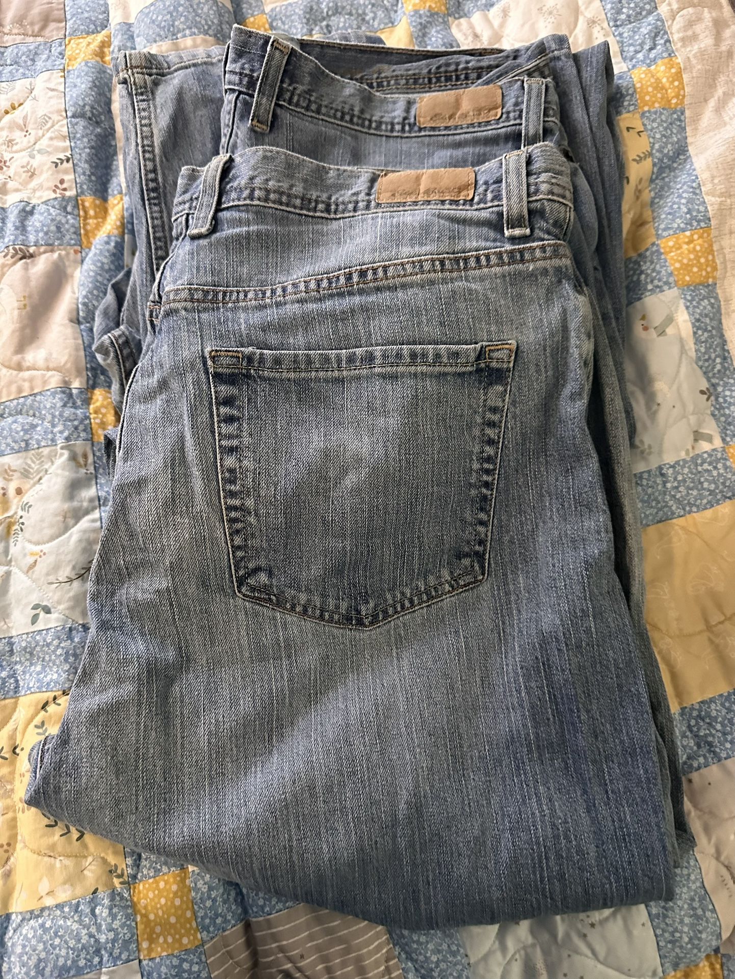 2- Pair Eddie Bauer Jeans 