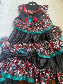 Catrina Day of the Dead Sugar Skull Costume Dress
