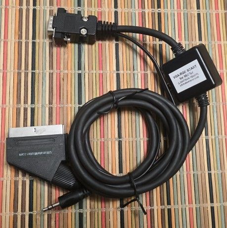 Ultimatemister VGA to SCART cable lightgun ready for MiSTer FPGA