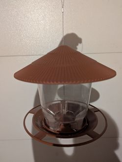 Hanging Bird Feeder with Clear Tube