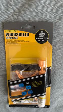 Do it yourself windshield repair kit