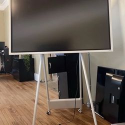 Samsung Flip 2 WM65R 65 Inch Digital Flipchart for Business 4K UHD 3840x2160 with Touch Screen, Wi-Fi, HDMI, USB