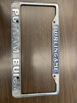 Putnam Buick License Plate Frame