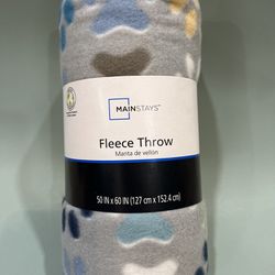 Brand New Mainstays Fleece Blanket 
