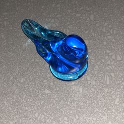 1989 Bluebird, Blue Glass, Vintage