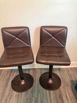 Set of 2 Adjustable Bar Chairs — $14
