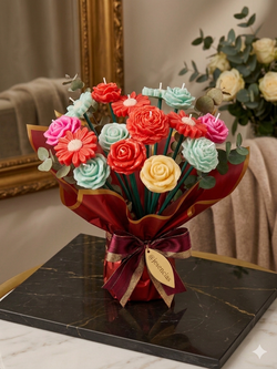 Mother day gift Flores de Velas aromáticas