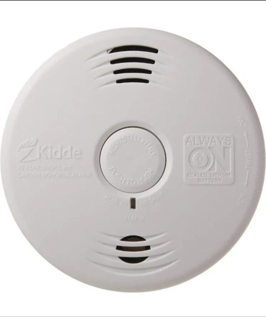 White Smoke & Carbon Monoxide Detector With a 10-Year Lithium Battery-P3010CU