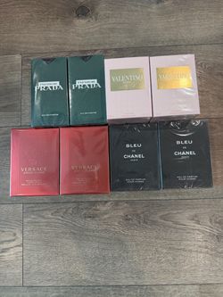 Designer Fragrance Lot – Prada, Valentino, Versace, Chanel