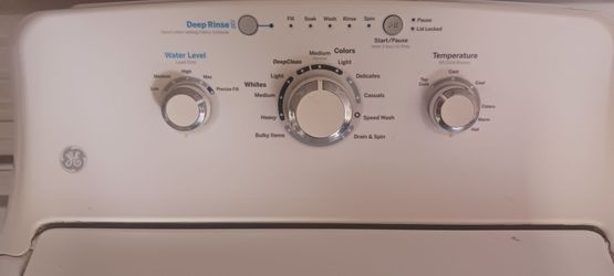 White GE Washer