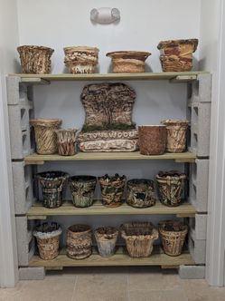 Rustic Ceramic Pots - handmade