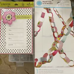10 Adorable Invitations & Party Chain Kit