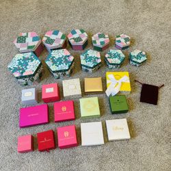 Empty Jewelry Boxes Lot