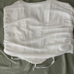 White Corset Top