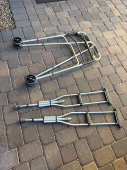 Crutches & Folding Walker