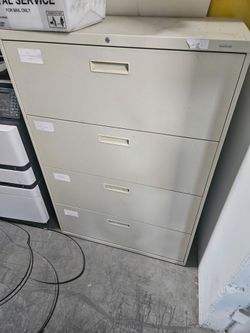 4 Drawer upright file cabinet