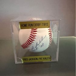 Home Run Derby 7/9/12 Signed Baseball 