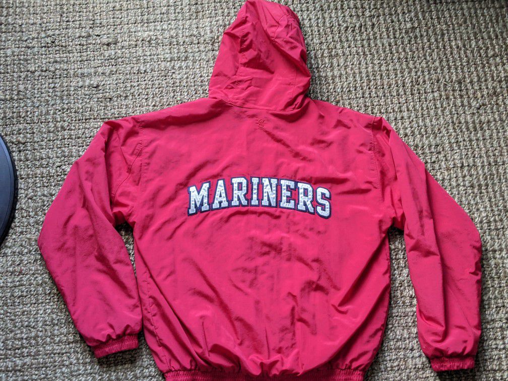 Vintage Seattle Mariners Zip-up Hooded Jacket 
