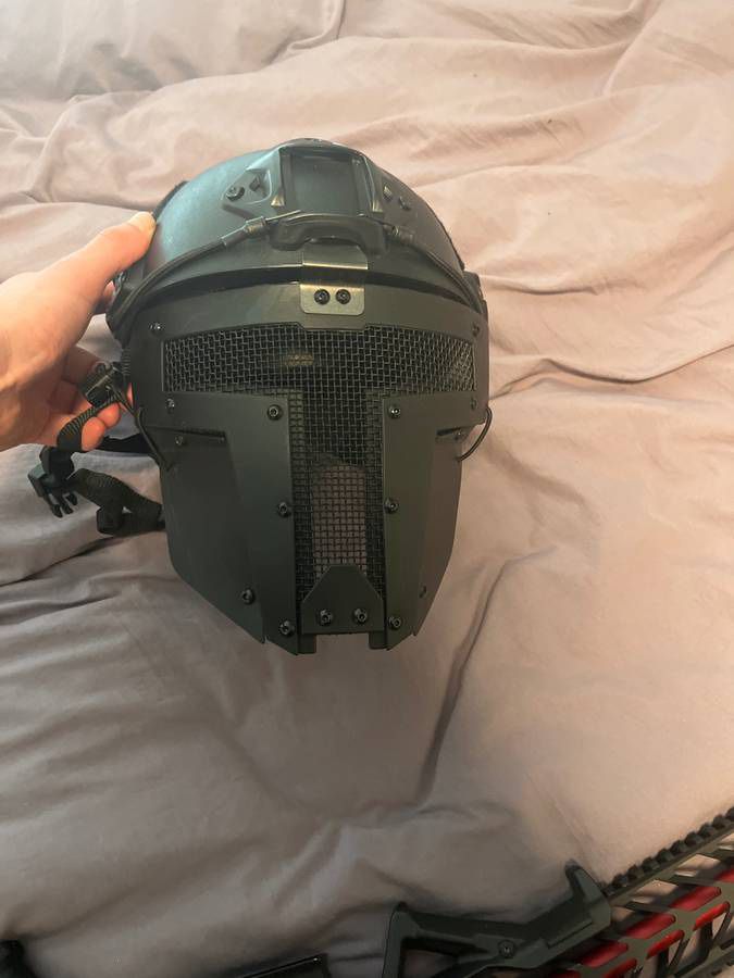 Airsoft Helmet/mask Attachment 