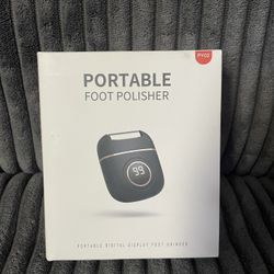 Portable foot polisher 