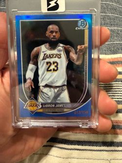 2025-26 Bowman Chrome Blue Refractor 91/150 LeBron James #BCV-121