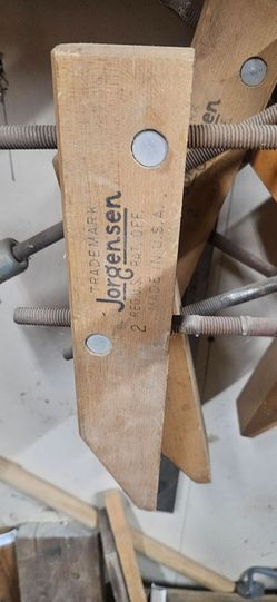 Vintage Jorgenson Wood Clamps