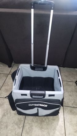Rolling Edge Rolling Cart with Storage and Organizers - Foldable