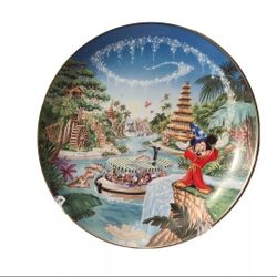 Walt Disney World  "Adventureland" 25th Anniversary Plate Bradford Exchange