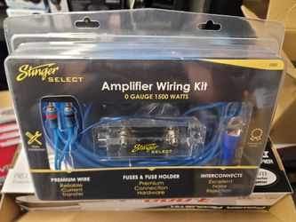 NEW STINGER 0 GAUGE AMP WIRE KIT