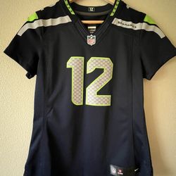 Women's Seattle Seahawks 12s Nike Navy Player Jersey
