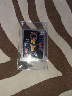 Kobe Bryant Lakers #8 Basketball Card in Case